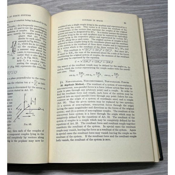 Analytical Mechanics for Engineers by Fred Seely 3rd Edition 1941 Newton Ensign - Picture 8 of 12